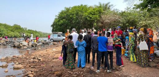 Doopdienst in Guinee