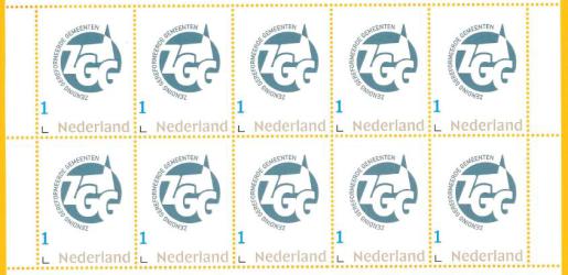 Verkooppunt ZGG-postzegels in Scherpenzeel